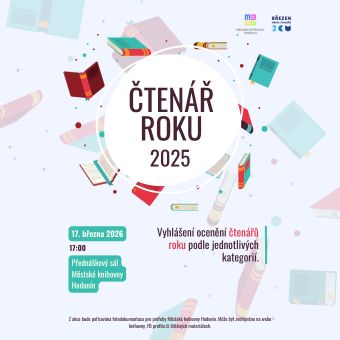 Vyhlášení ocenění čtenářů roku podle jednotlivých kategorií.